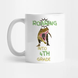 Roaring Into 4th Grade Mug